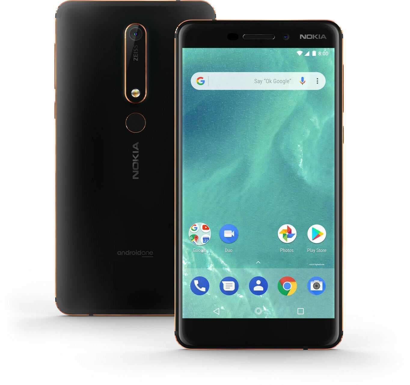 Nokia 6.1 чисто нов 32GB 5.5 "Мобилни телефони 3000mAh 16MP