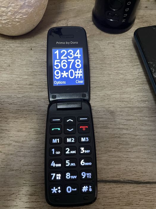 Telefon mobil Doro Primo 401 , Rosu cu Clapeta