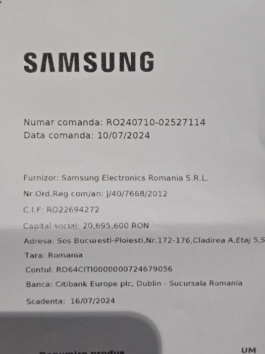 Samsung Z flip 6 512 GB in Garanție
