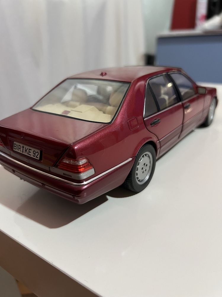 Macheta Mercedes-Benz S class W140 S500, scara 1:18