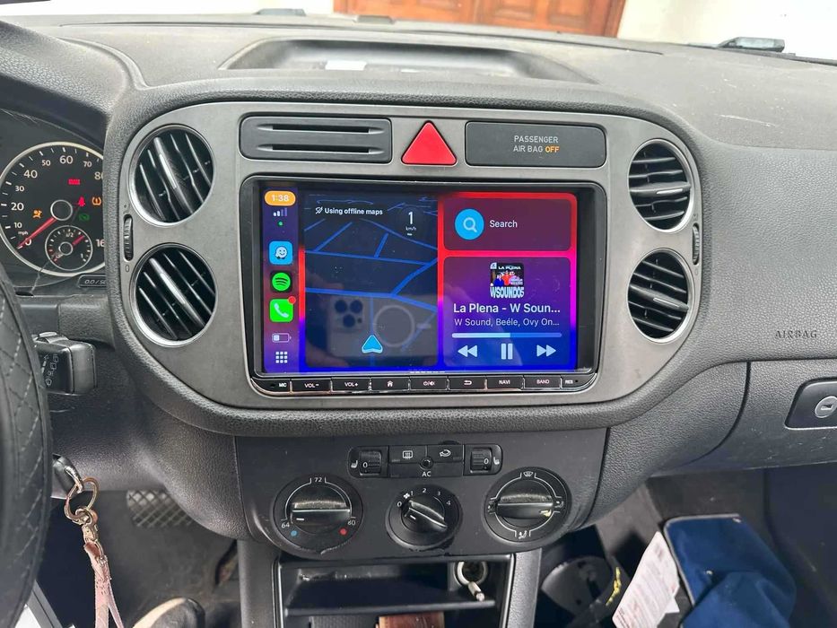 Navigatie Android Auto Carplay 4GB RAM - VW Volkswagen SEAT SKODA