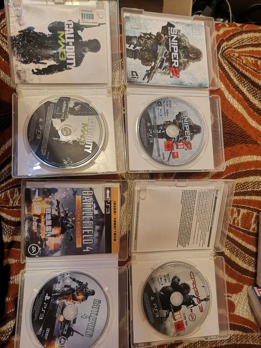 Battlefield 4 , Call of Duty MW3 , Sniper 2 , Crysis 3 pt PS 3