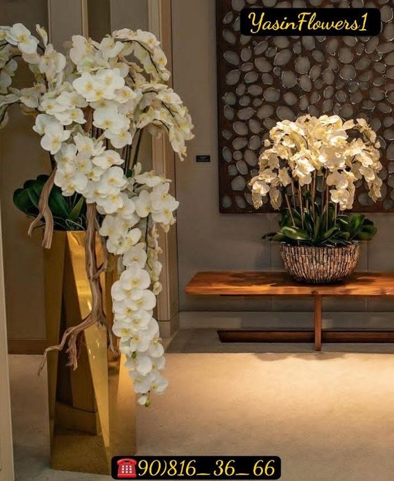 Искусственные цветы и деревья Суний гуллар ва дарахтлар