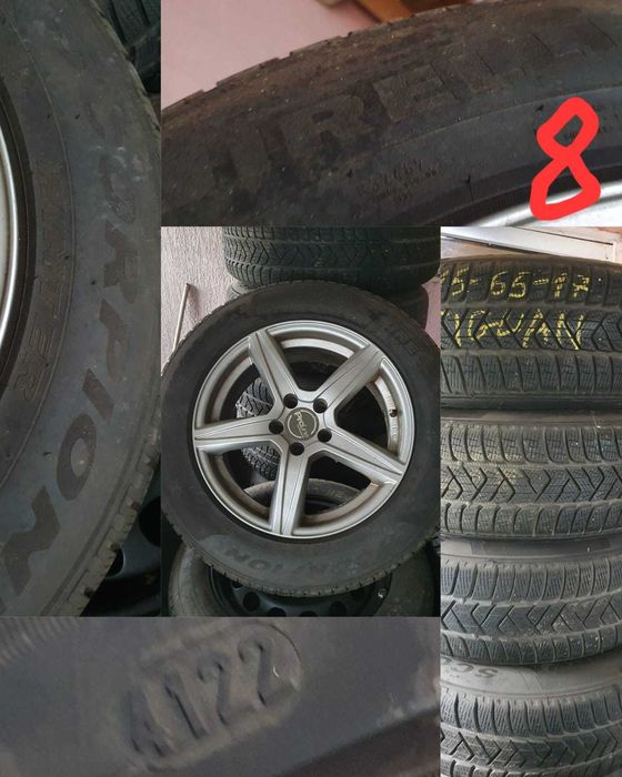 Roti aliaj VW SEAT AUDI SKODA FORD OPEL 205 60 16 215 65 17 5x112