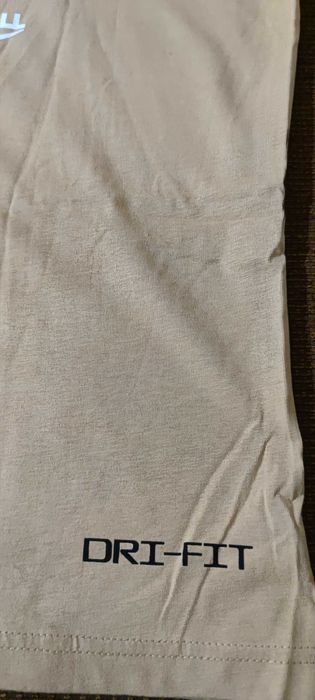 Nike Тениска Памучна XXL бежова с гръб
