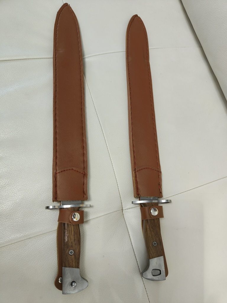 Maceta 50 cm, cuțit tactic militar + husa piele , Maceta 50cm Ak47
