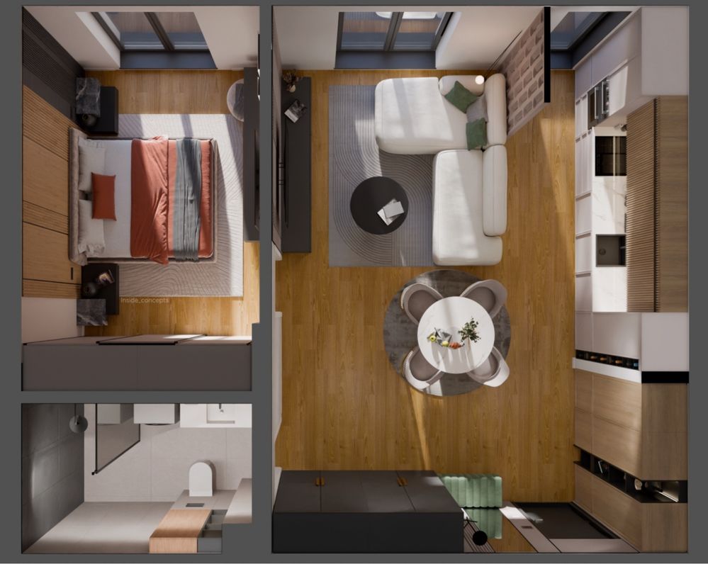 FLORESTI~Str Eroilor 11~Apartament 1 Camera Finisat Comision 0