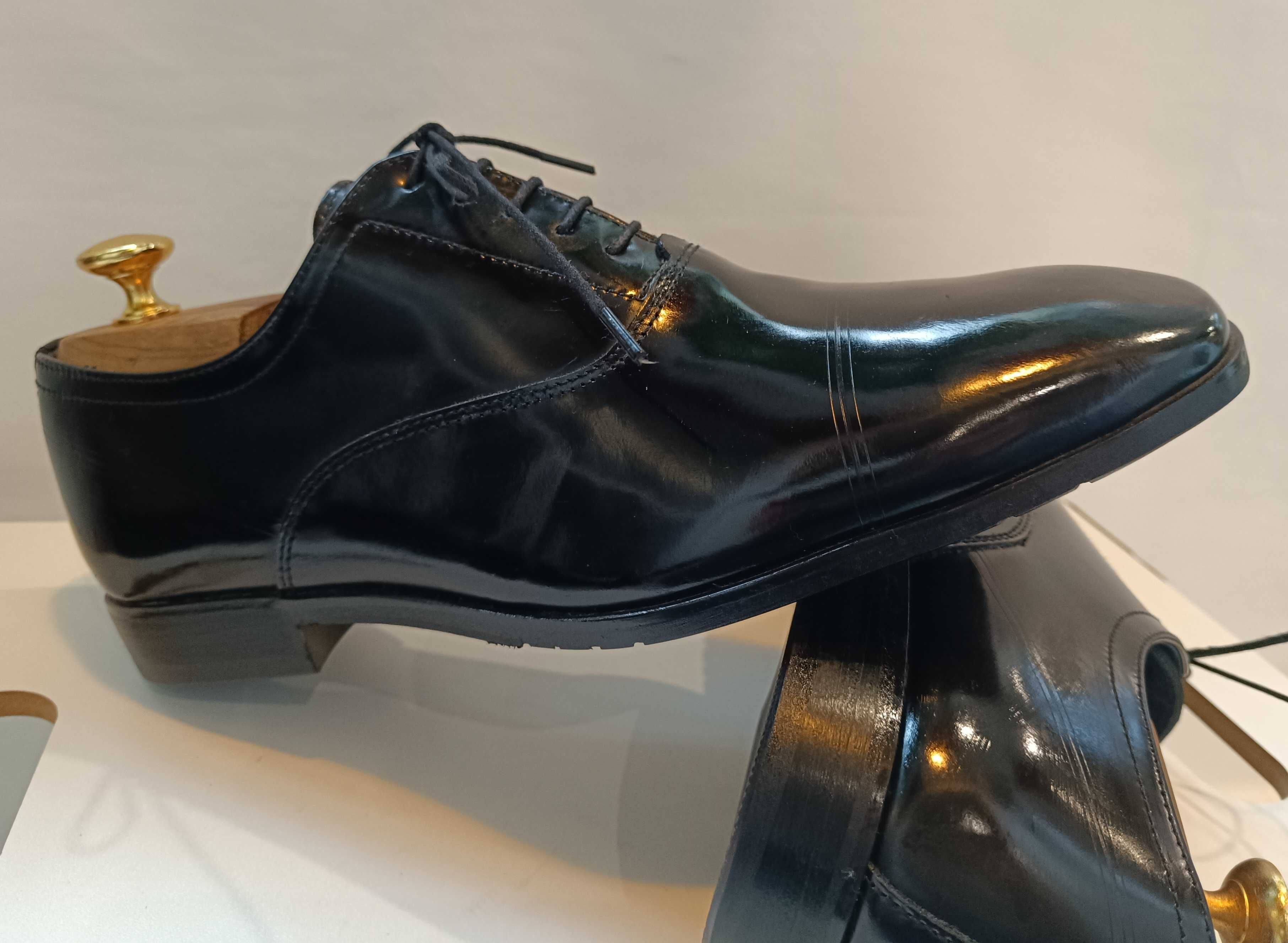 Pantofi oxford 41 premium BATA Italy NOI piele naturala