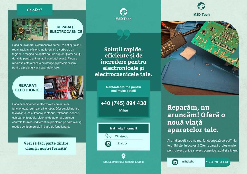 Reparatii Electronice Rapid, Eficient! Deplasare la domiciliu in Sibiu