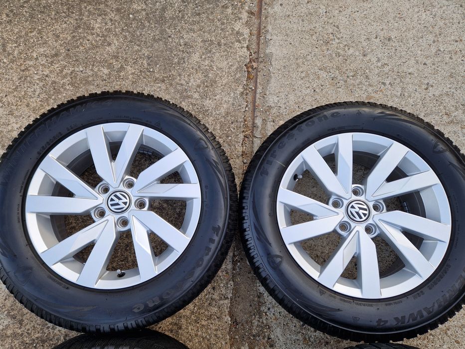 Jante 5x112 Vw Passat B8 anvelope iarna 215 60 16 Firestone 2021