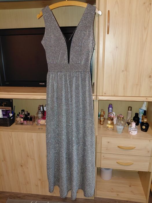 Rochie lungă cu sclipici