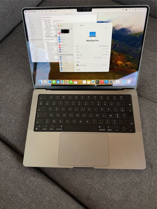 Macbook Pro 14” 2021 M1 Pro 16gb/512/ 20 cicluri baterie
