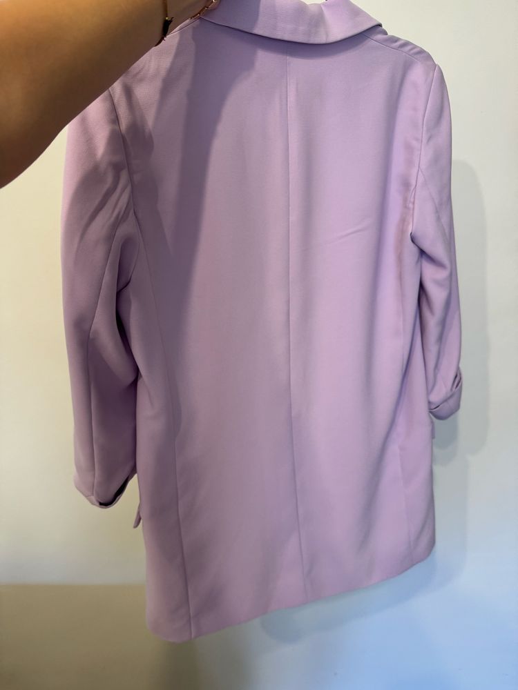 Лилаво Сако блейзър Зара Zara