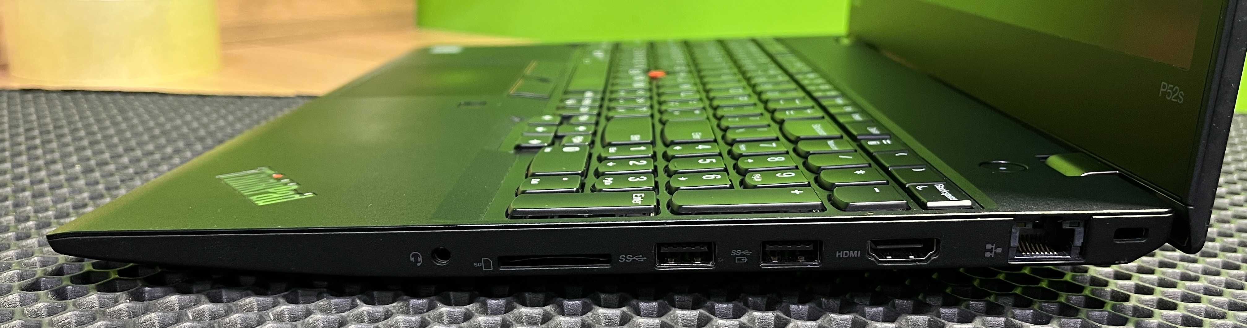LENOVO THINKPAD P52S. Core i7-8560U 1.9/4.2GHz, 16/256 GB, NV Quadro