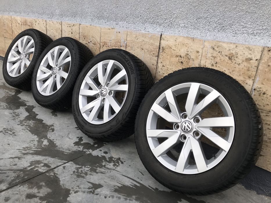 Jante Roți 16 VW Caddy Touran Golf 5 6 7 8 Anvelope iarna 205 55 R16