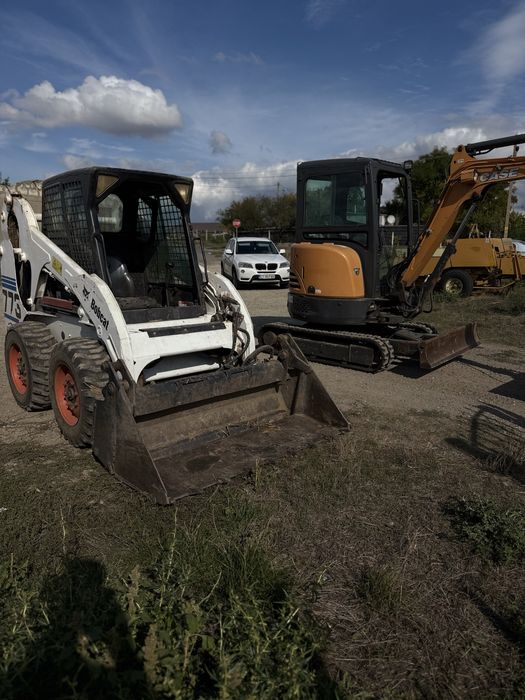 Închiriez miniexcavator/bobcat/miniincarcator