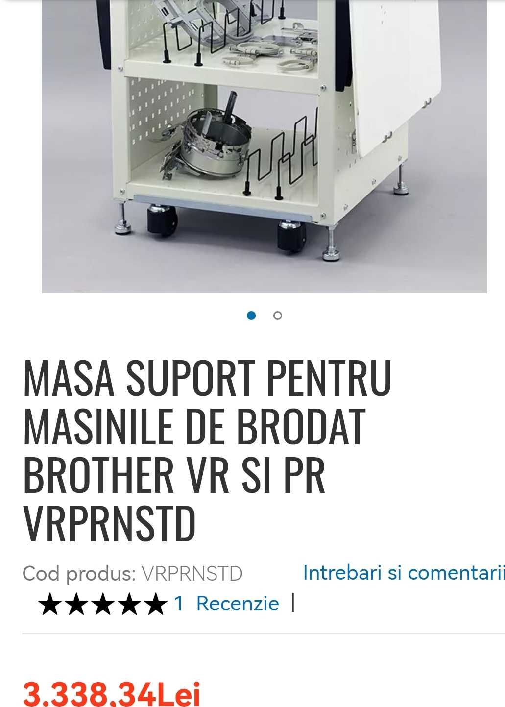 Masina BrodatT Brother PR1050X si Stand Masina Brodat