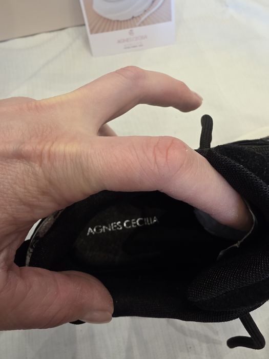 Pantofi casual Agnes Cecilua, noi, 38