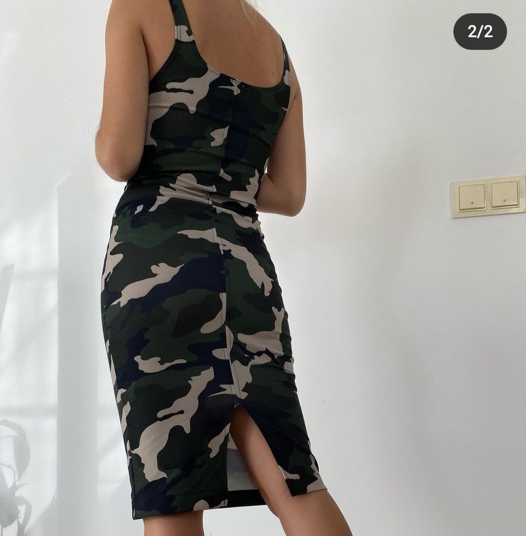 Rochie Zara army