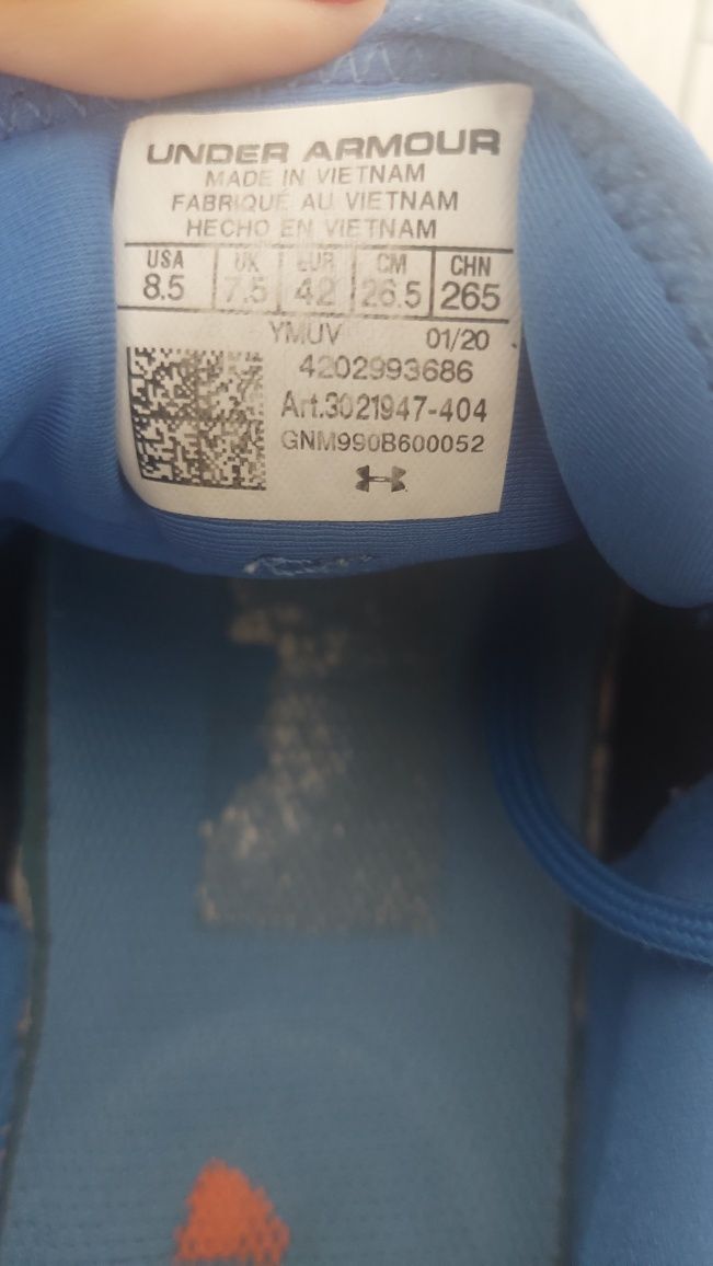 Adidași UnderArmour Charged Bandit mărimea 42