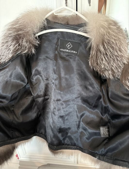 Haina de blana naturala, vulpe