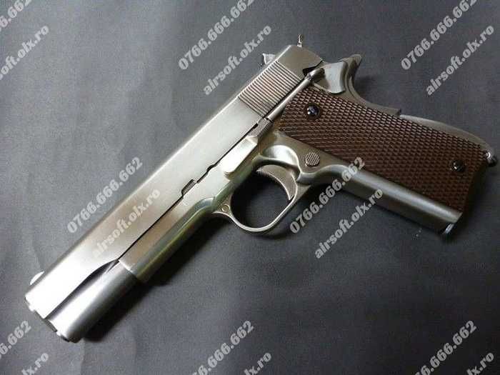 PRET REDUS!! ~ Pistol Airsoft (Garnitura Schimbata) FULL METAL Manual