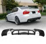 Дифузьор / добавка за задна броня за БМВ Е90 - Е91 / BMW E90 Diffuser