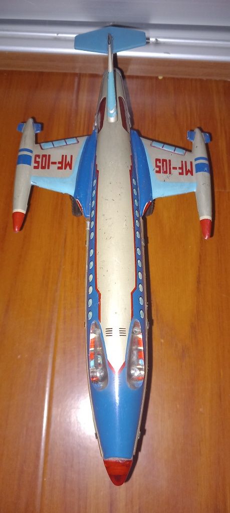 Jucărie vintage avion din tabla chinezesc  anii 70