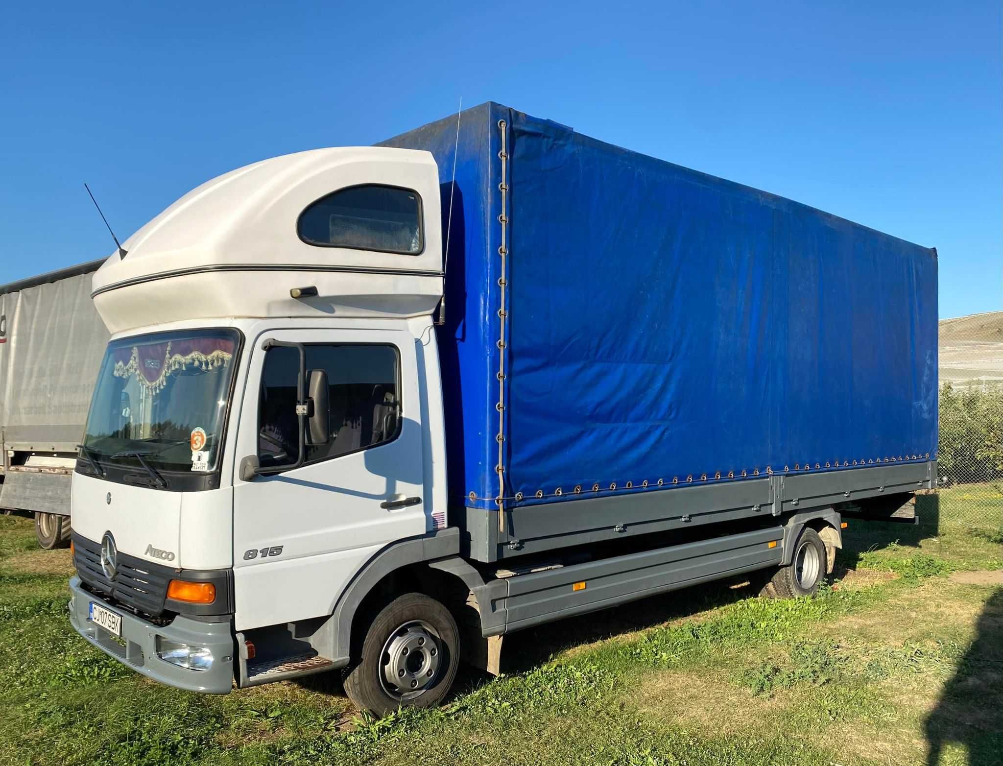 Mercedes Benz Atego 815, 7.49 tone, 7.20m lungime, 18 europaleti