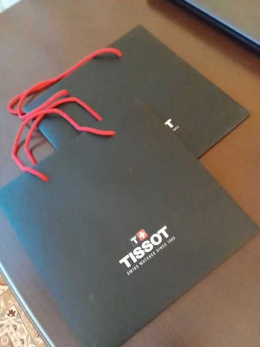 Оригинальный брендовый пакет от швейцарских часов Tissot 25*25*15