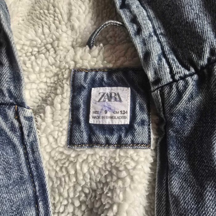 Дънково яке ZARA 134 р.