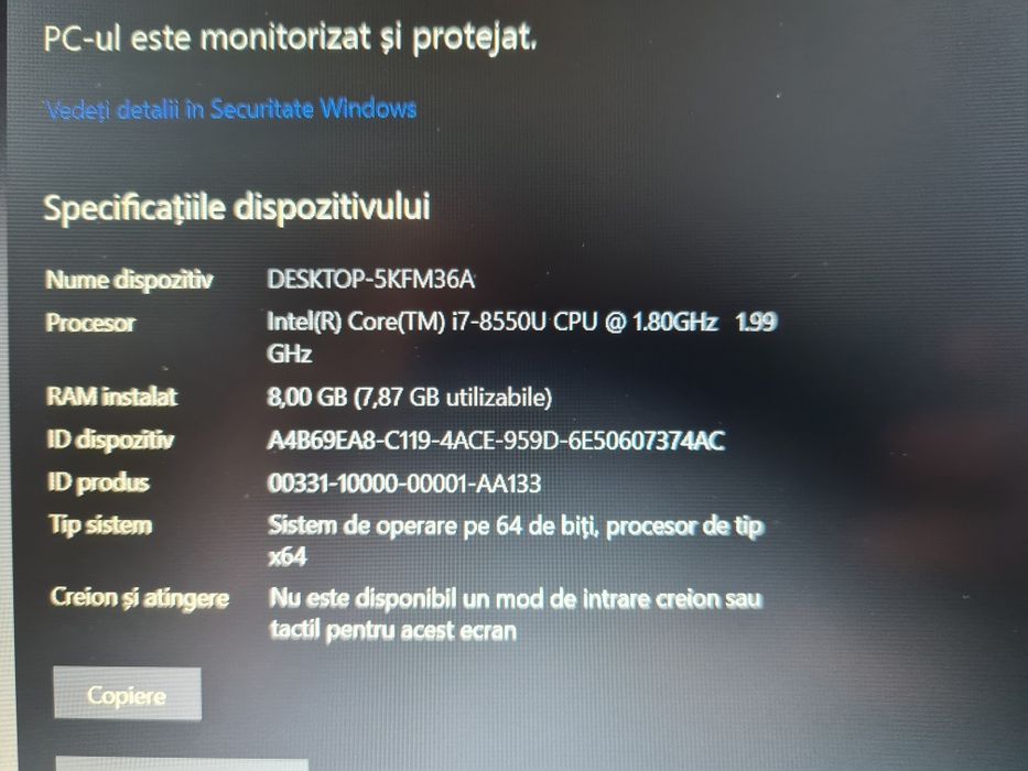 Laptop Dell Inspiron 3576