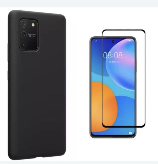 Samsung A12/A13/A14/A15/A25/A16 Husa Silicon Catifea+ Folie Sticla 10D