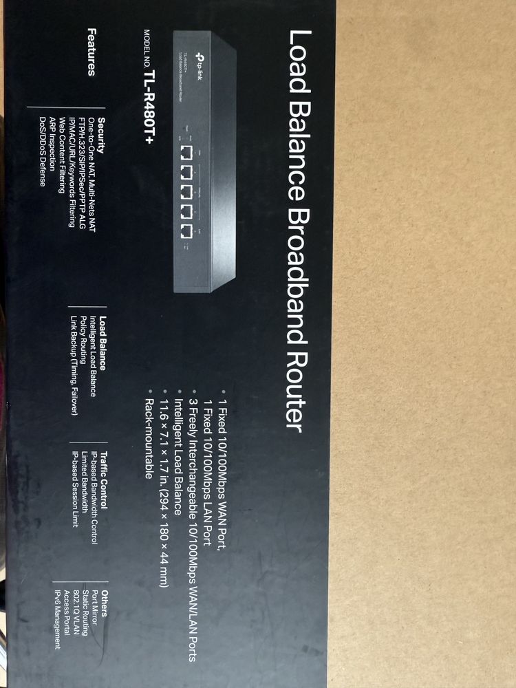 Load balancer TL-R480T+ tp link
