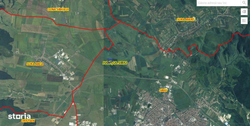 Teren agricol extravilan, 49500 mp  Sibiu