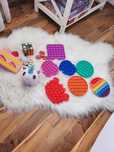 Lot/Pachet 12 jucării : Squishies , Pop it Now,  Fidget/Spiner