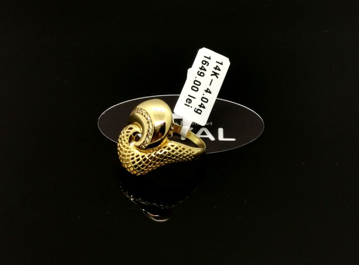 Bijuteria Royal inel din aur 14k 4.04 gr