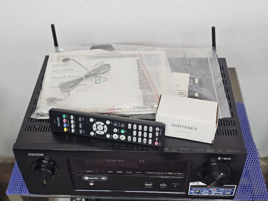 Receiver 7.2  Denon AVR-X2400H 4K / wi-fi
