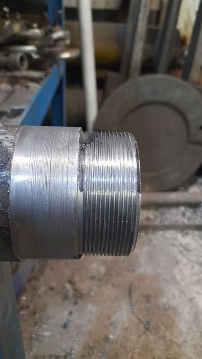 Восстановление резьбы на оси ремонт посадка под подшипник