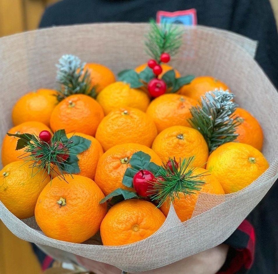 Букет из мандаринов