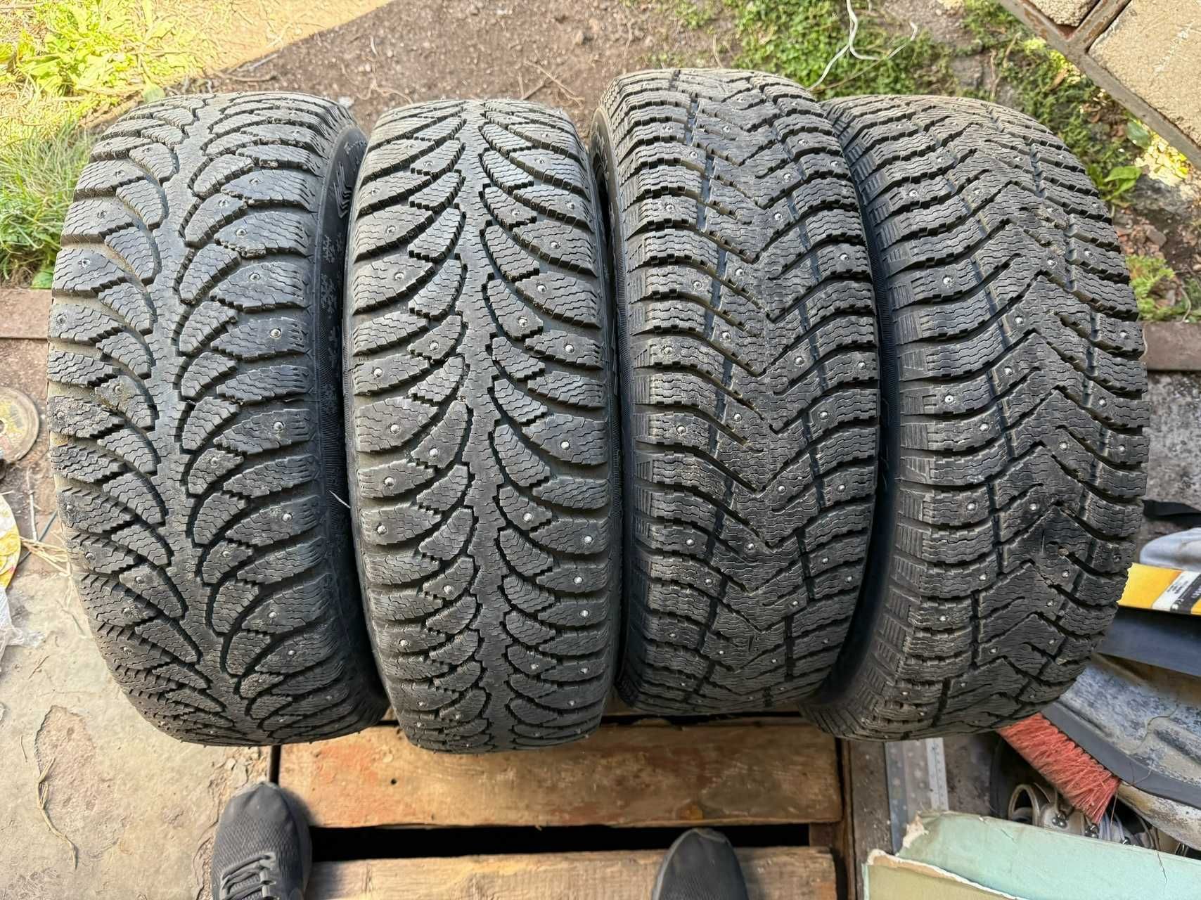 195/65R15 Зимние шины Cordiant и Tunga идеал состояние