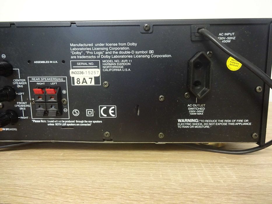 Amplificaor 5.1 Harman Kardon AVR-11