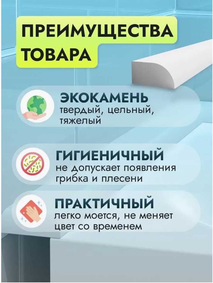 Пристеночные бордюры для ванны