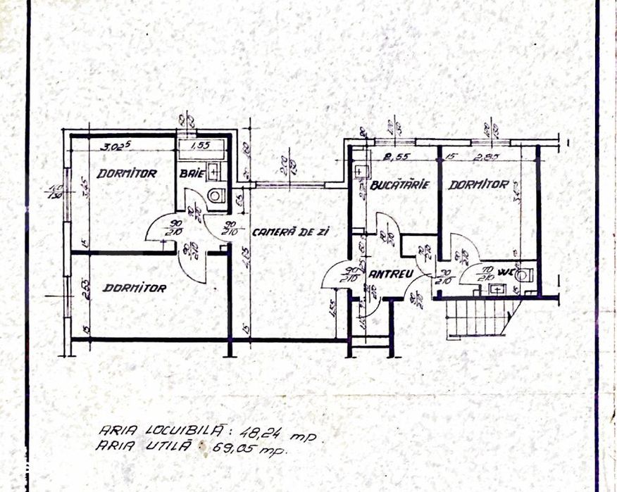 Apartament cu 4 camere de vanzare, ideal pentru familii, zona Simeria