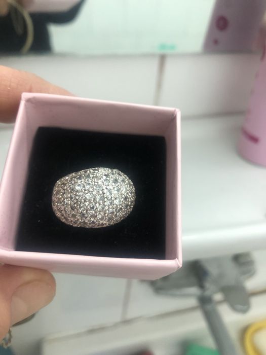 Inel argint cu pietre