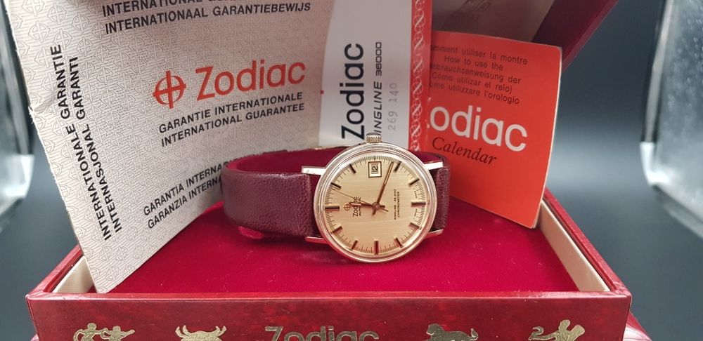Ceas de aur Zodiac Kingline 36.000 chronometer