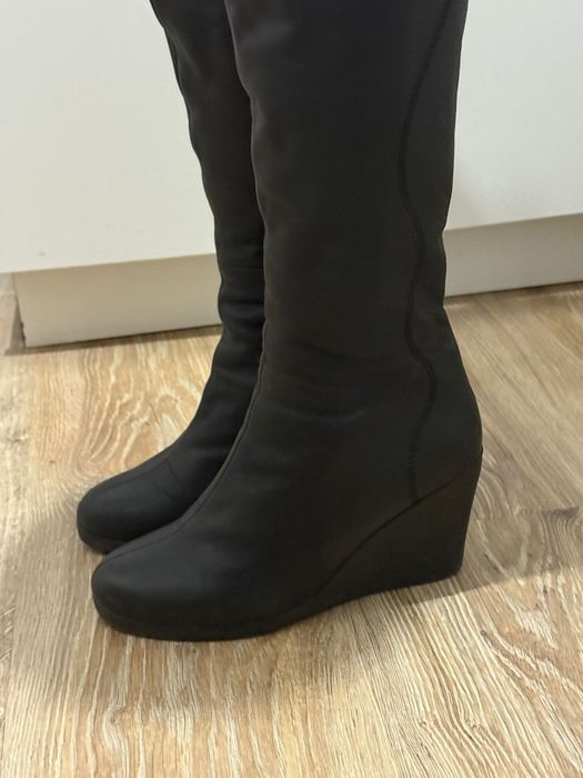 Натуральная кожа зимние сапоги