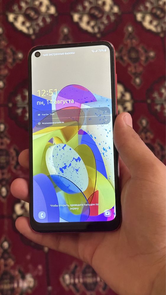 Samsung A11 qiz bola ishlatgan