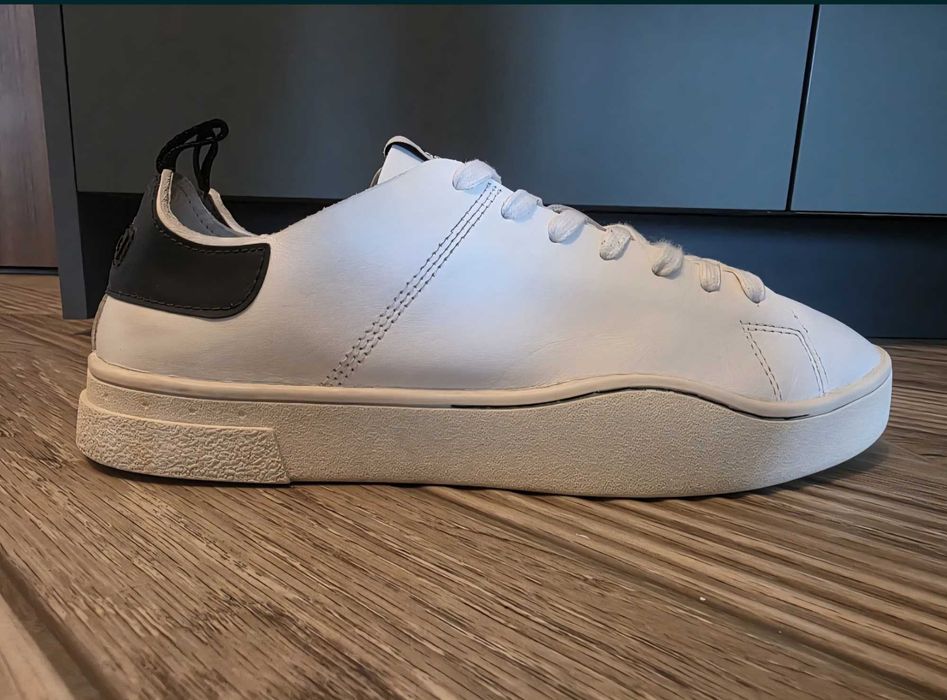 Мъжки обувки Diesel S-Clever, Bianco бели от ест. кожа , 44 номер