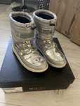 Moon Boot cizme nr 35, argintii, originale